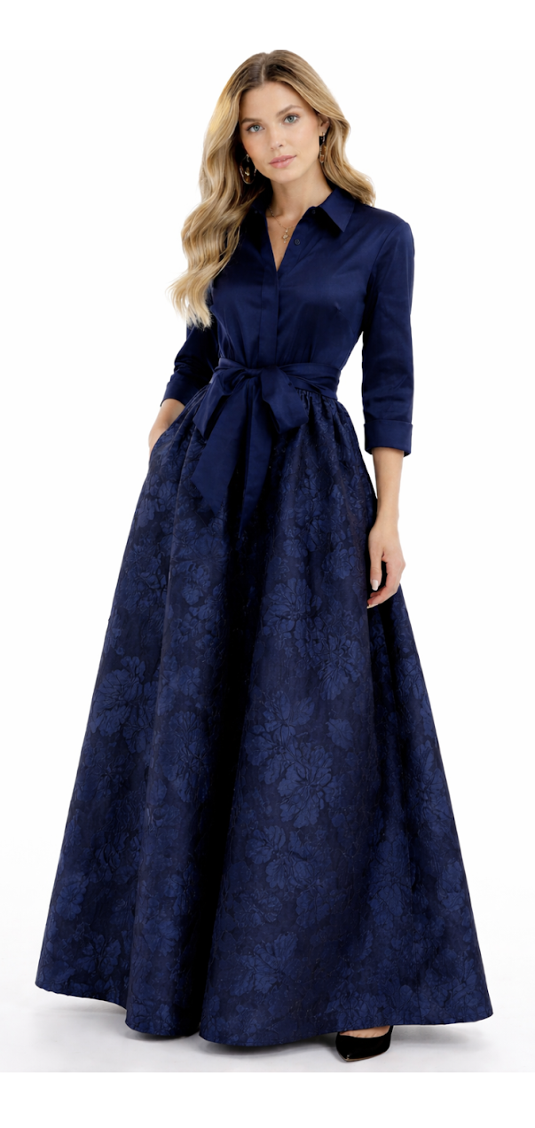 Long Shirt Waist Dress