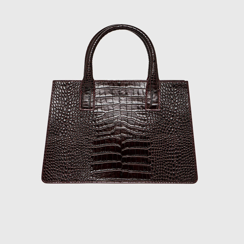 Bonjour Faux Croc Bag