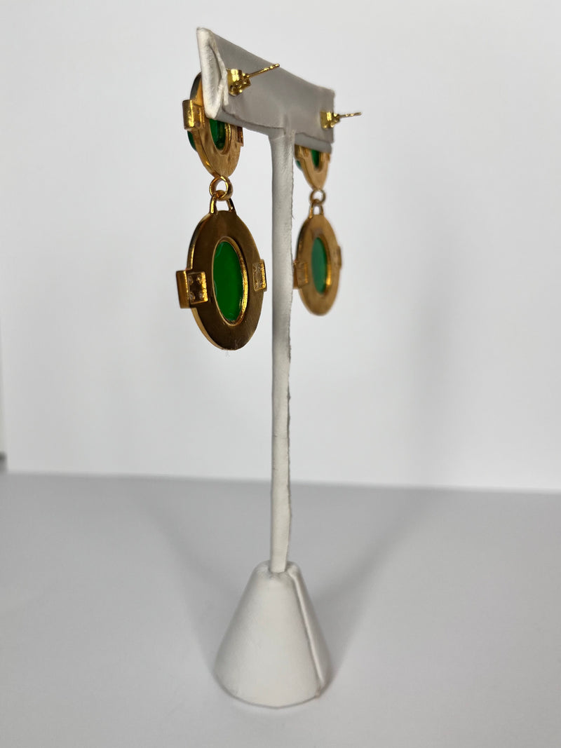 Enamel Earrings