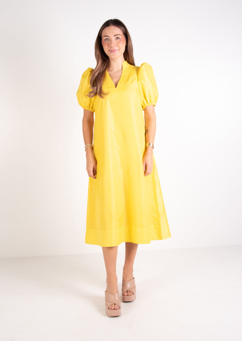 Hampton Dress - Lemon