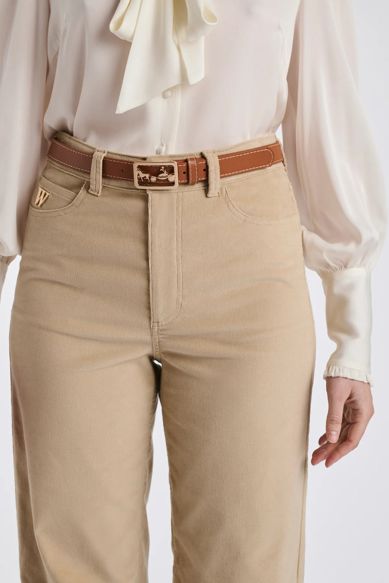 Wide-Leg Corduroy Jeans
