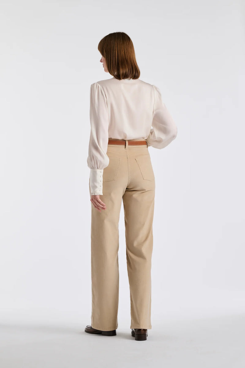 Wide-Leg Corduroy Jeans