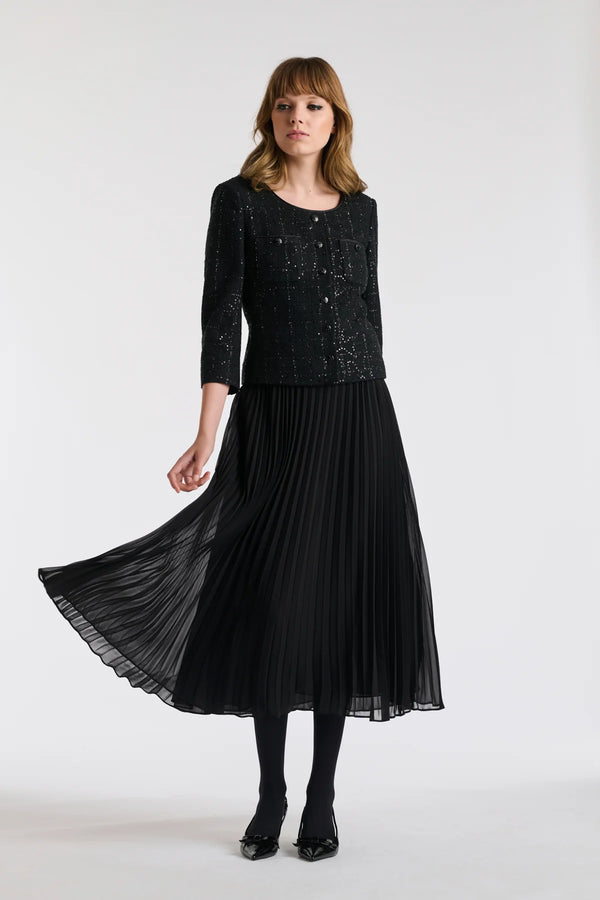 Long Pleated Dress - 2 Colors
