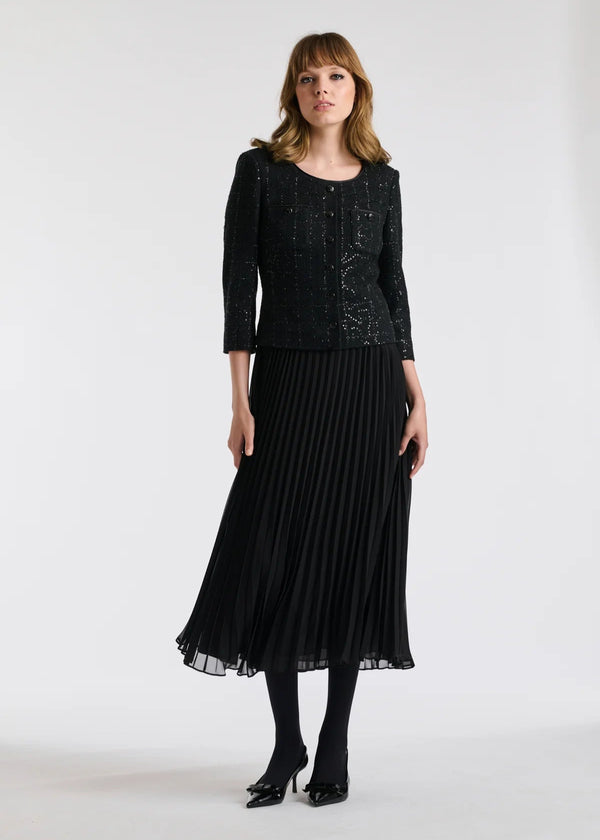 Long Pleated Dress - 2 Colors