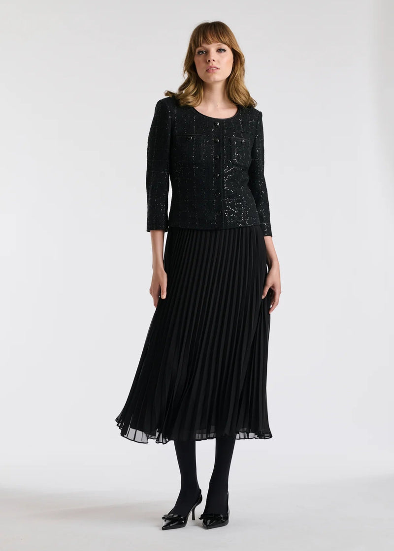 Long Pleated Dress - 2 Colors