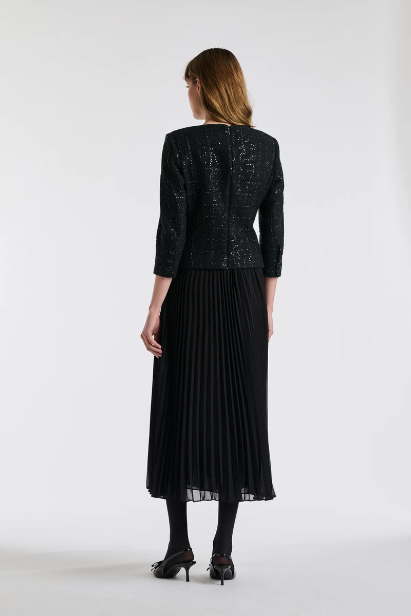 Long Pleated Dress - 2 Colors