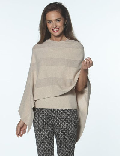 Textured Poncho - 2 Colors