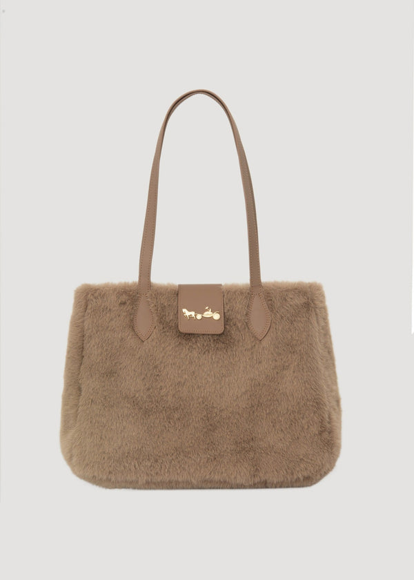 Alizée Eco-Fur Tote Bag
