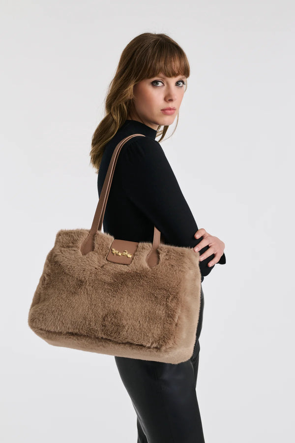 Alizée Eco-Fur Tote Bag