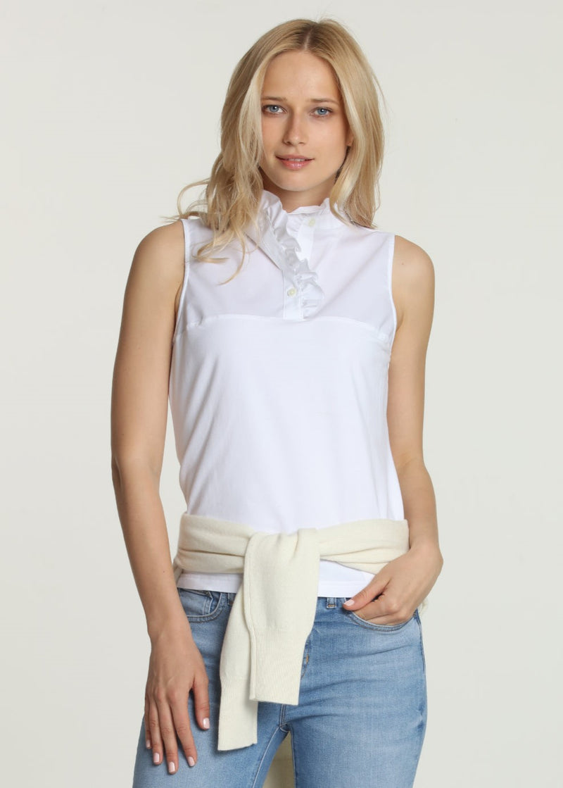 Michelle Sleeveless Ruffle Trimmed Foundation Layer