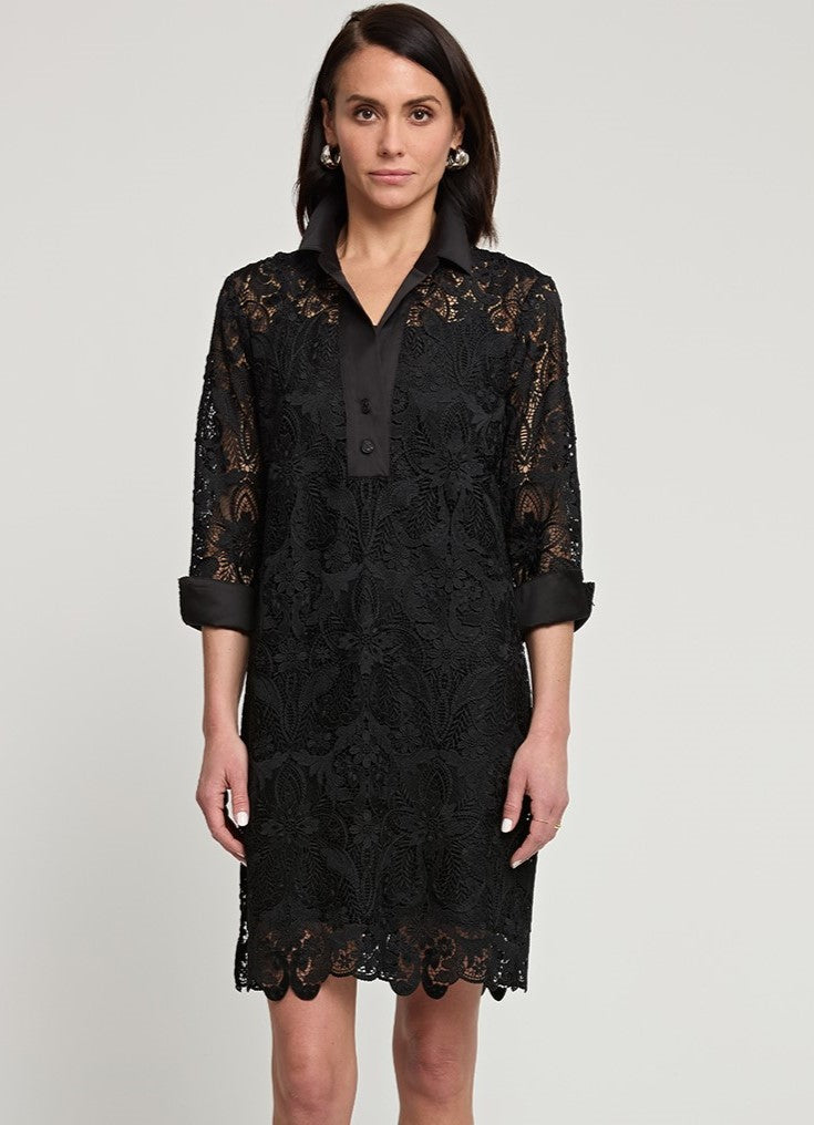 Aileen 3/4 Sleeve Lace Dress