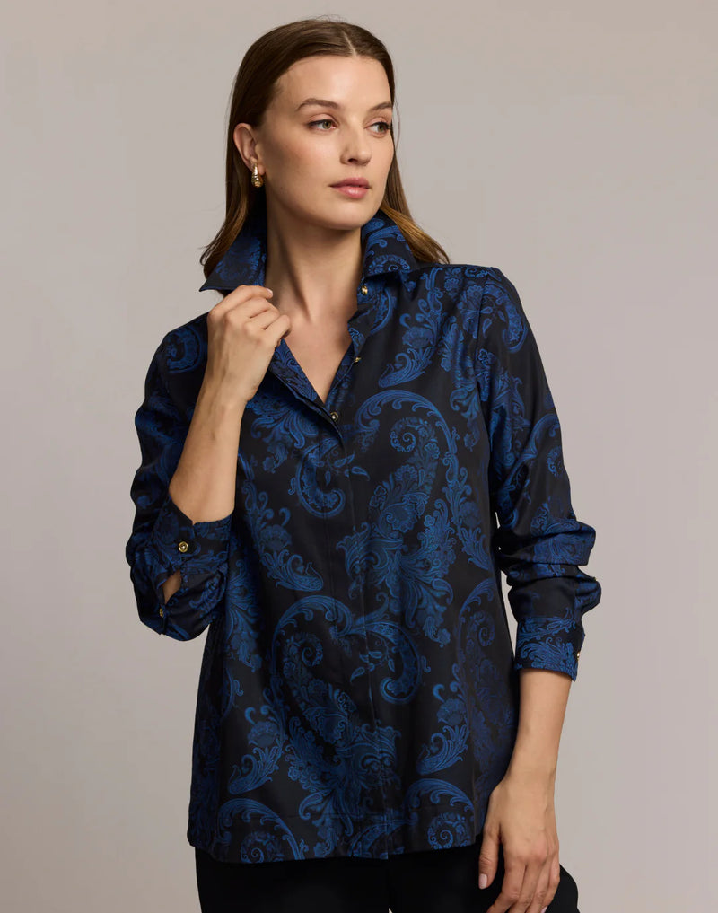 Paisley Jacquard Xena Blouse