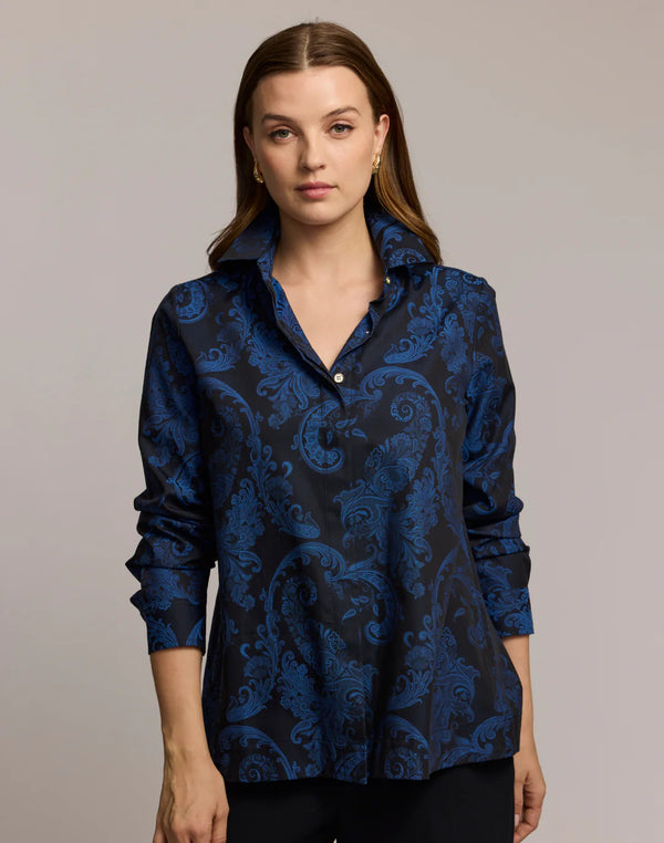 Paisley Jacquard Xena Blouse