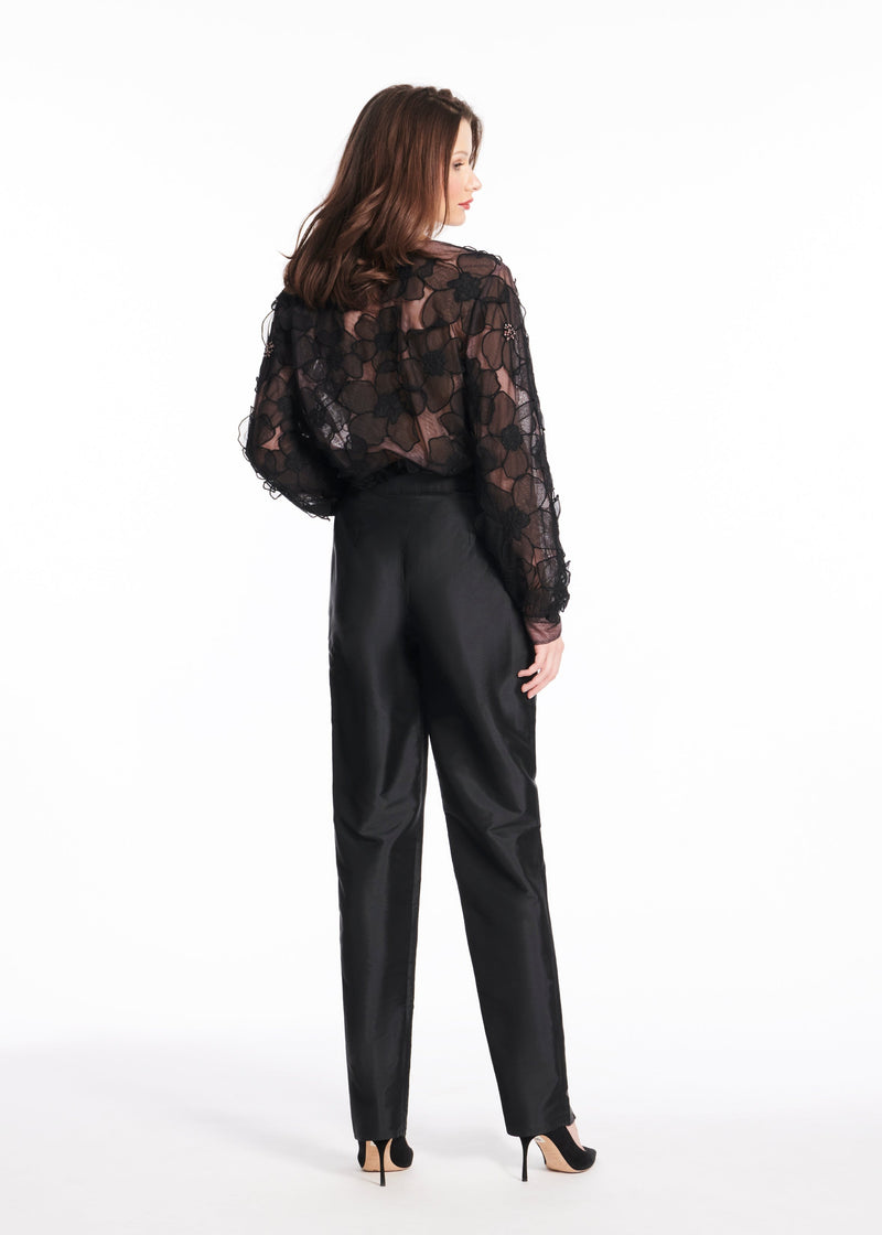 Taffeta Slim Leg Pant - 2 Colors