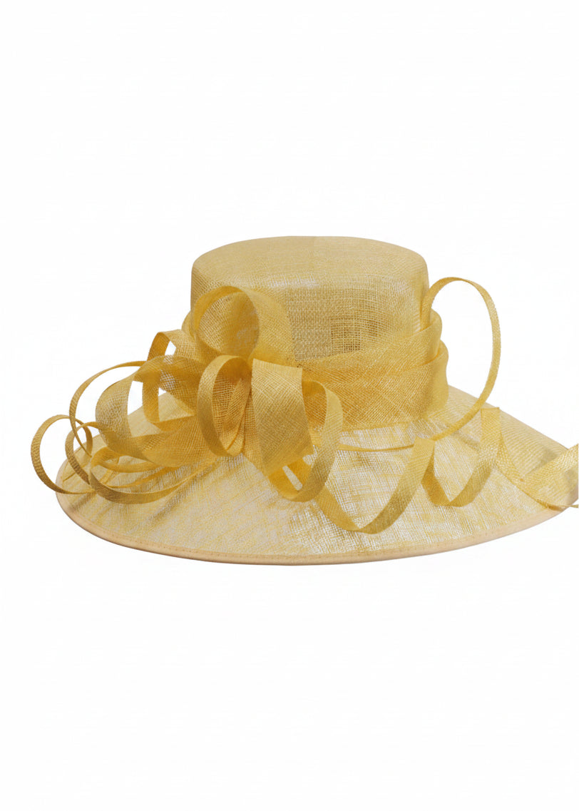 Sinamay Swirl Hatter - 2 Colors