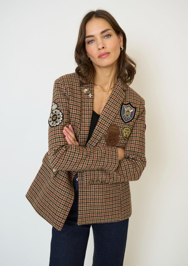 Raven Patchwork Blazer