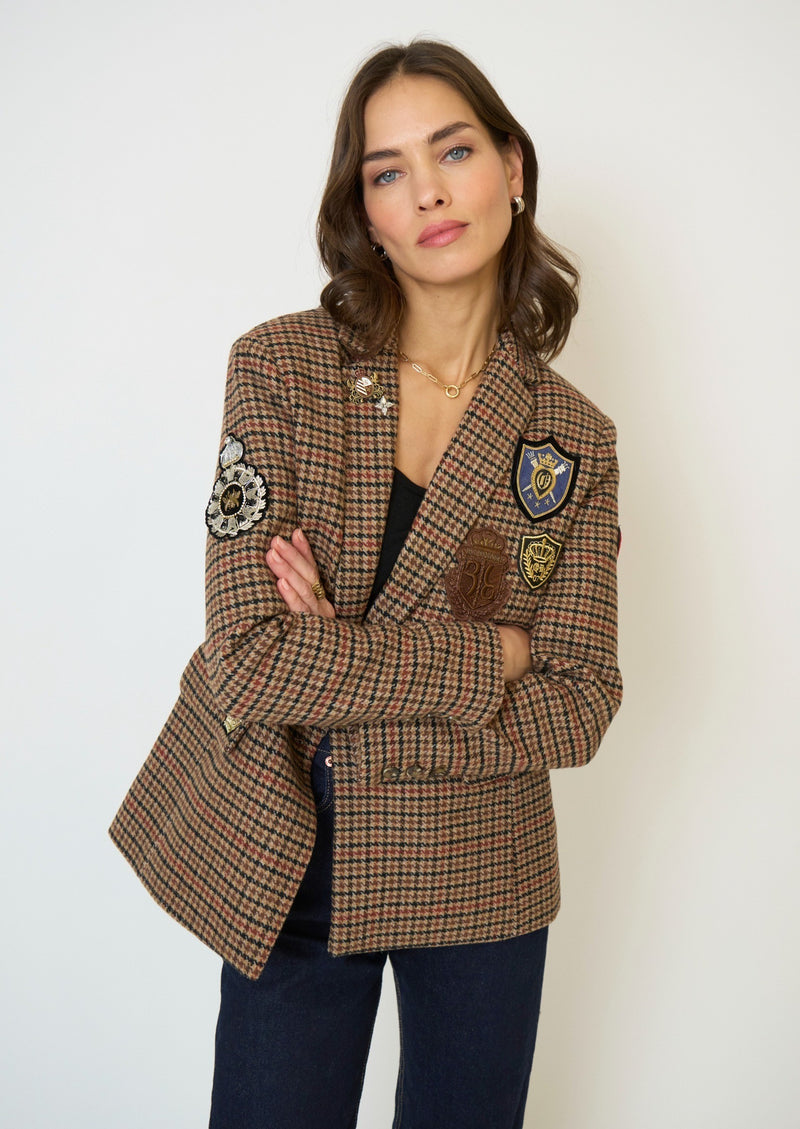 Raven Patchwork Blazer