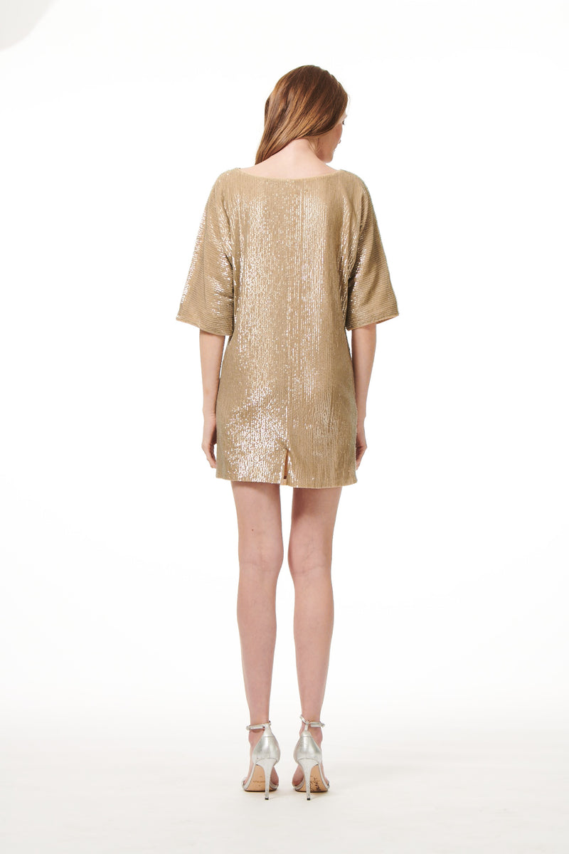 Sequin Dolman Dress