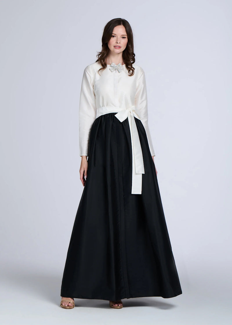 Taffeta Princess Gown