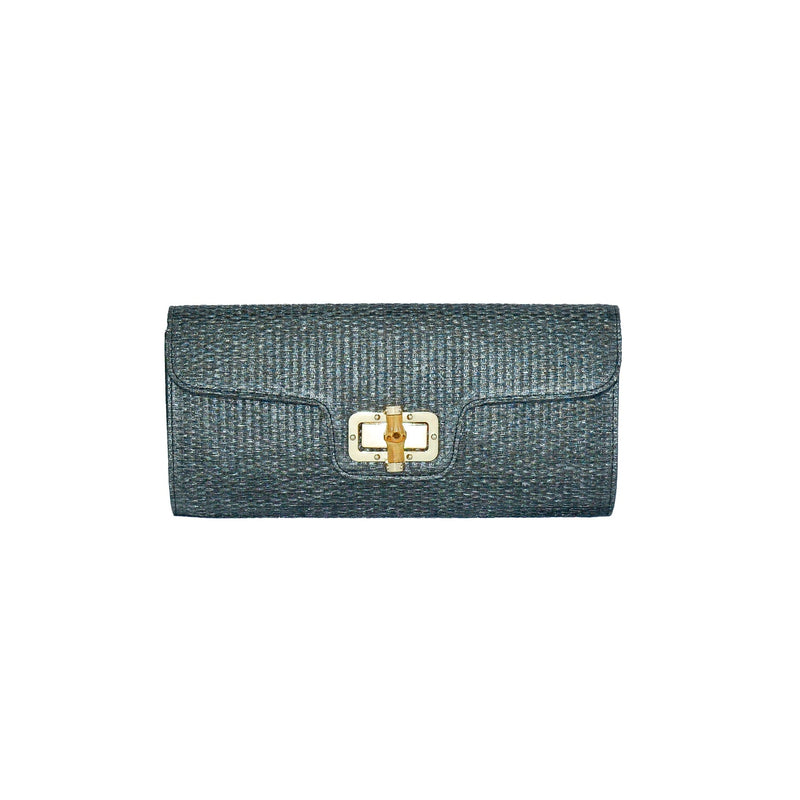 Bamboo Clutch - 2 Colors One Size Black