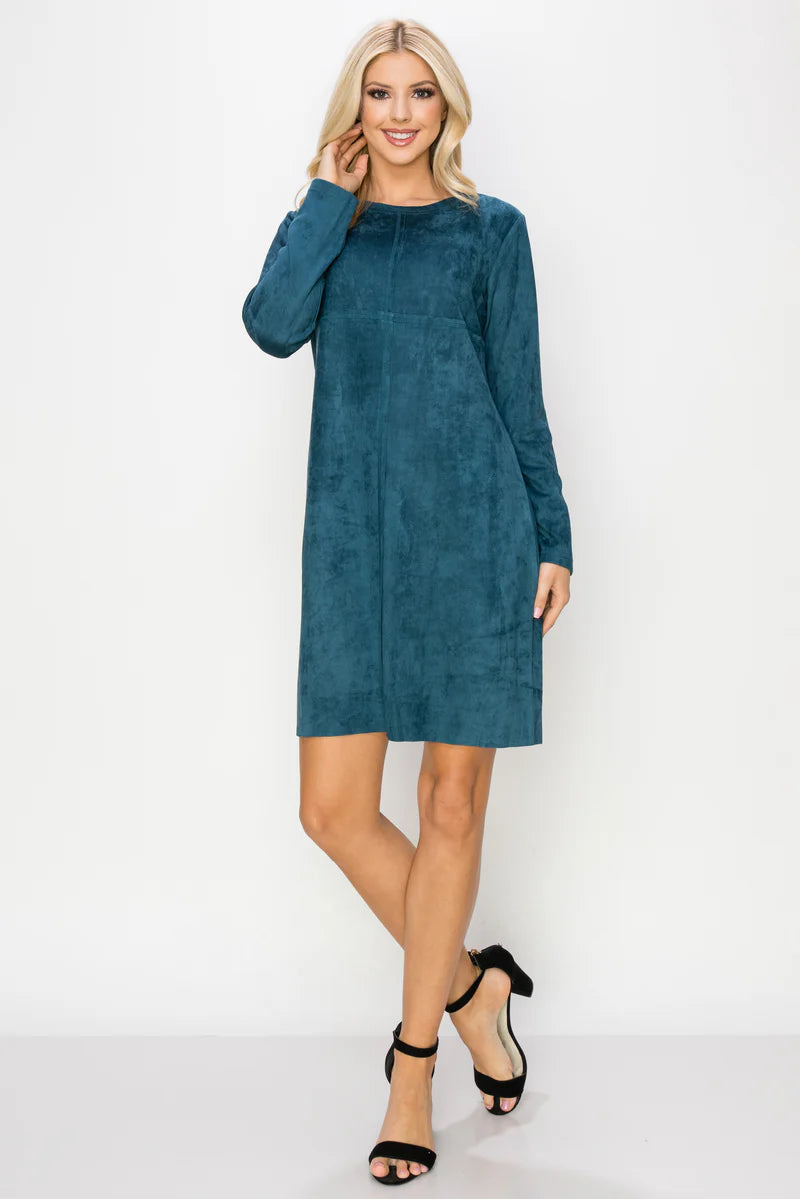 Aurora Suede Dress