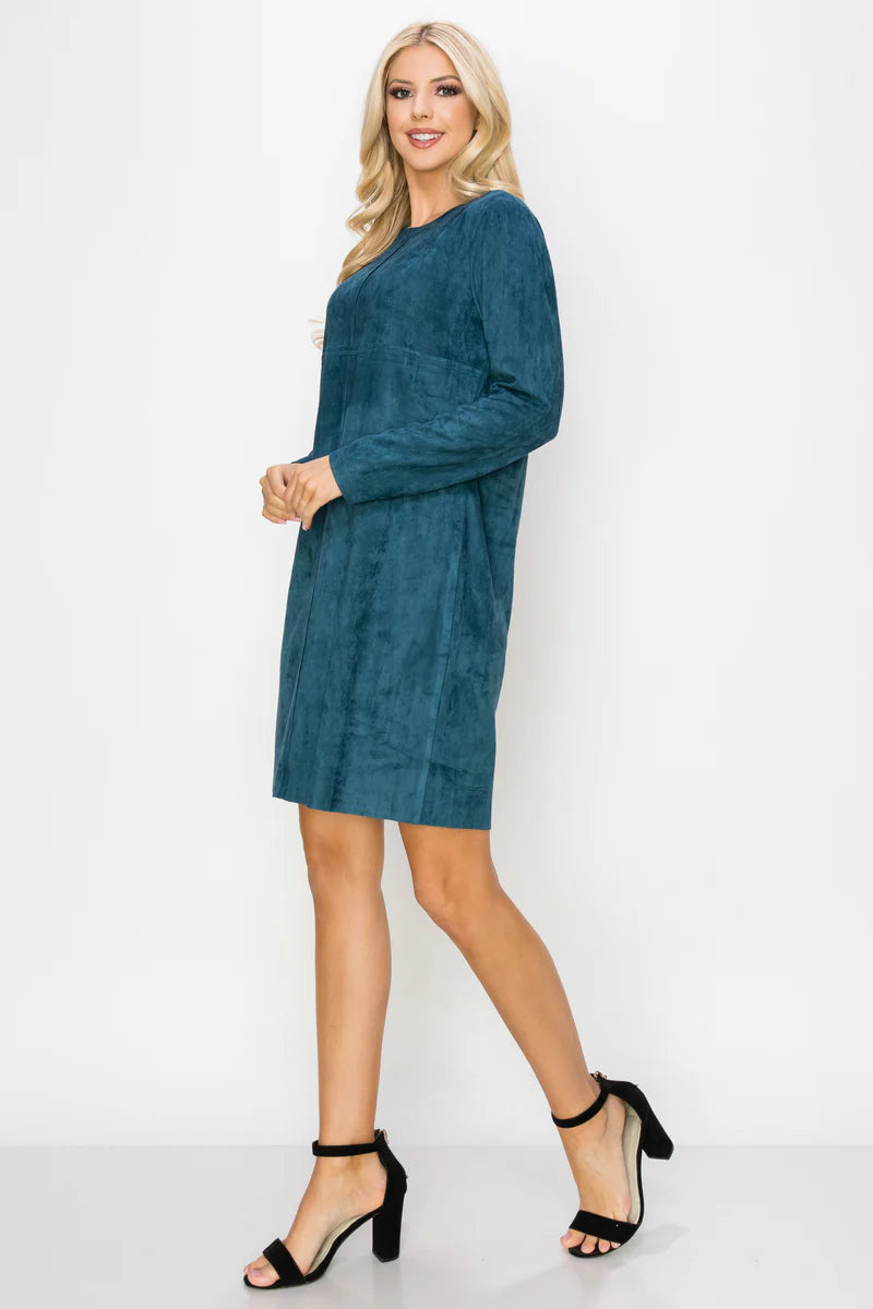 Aurora Suede Dress