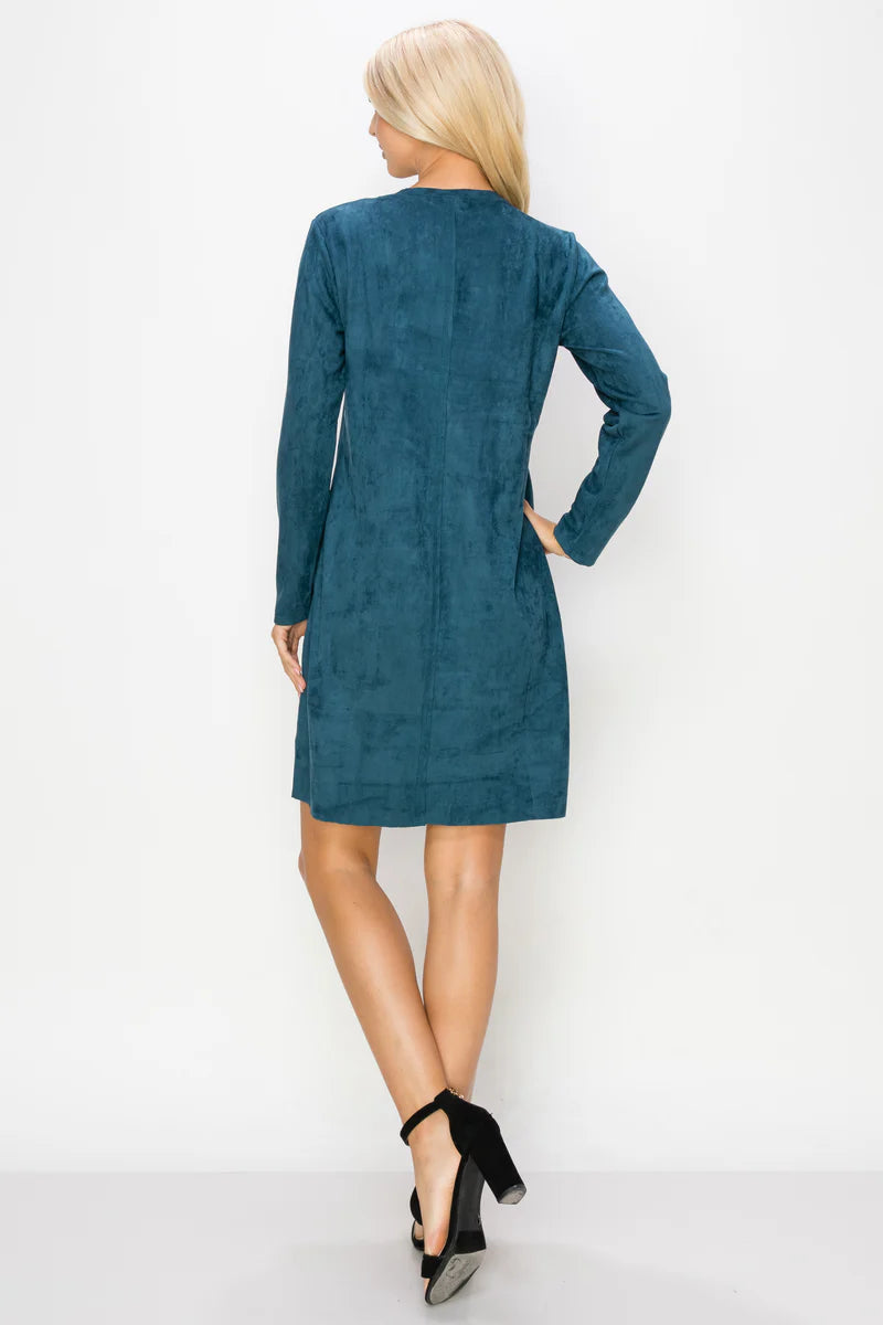 Aurora Suede Dress