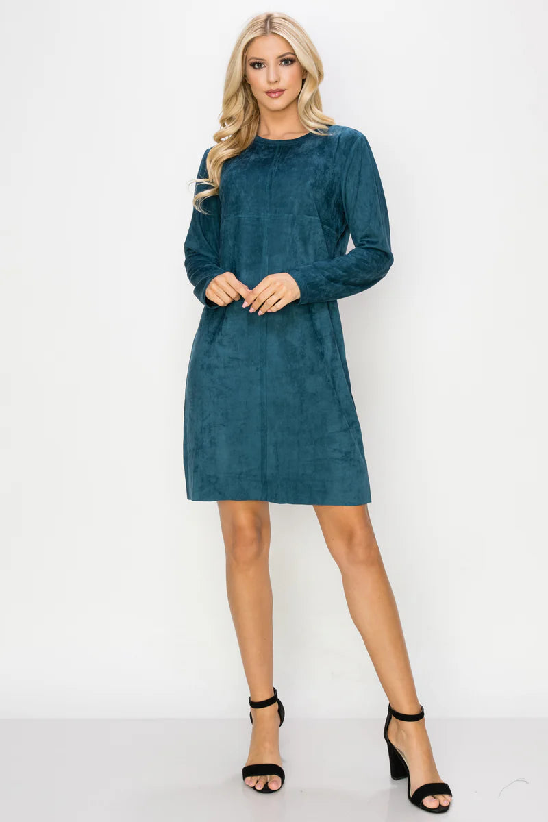 Aurora Suede Dress