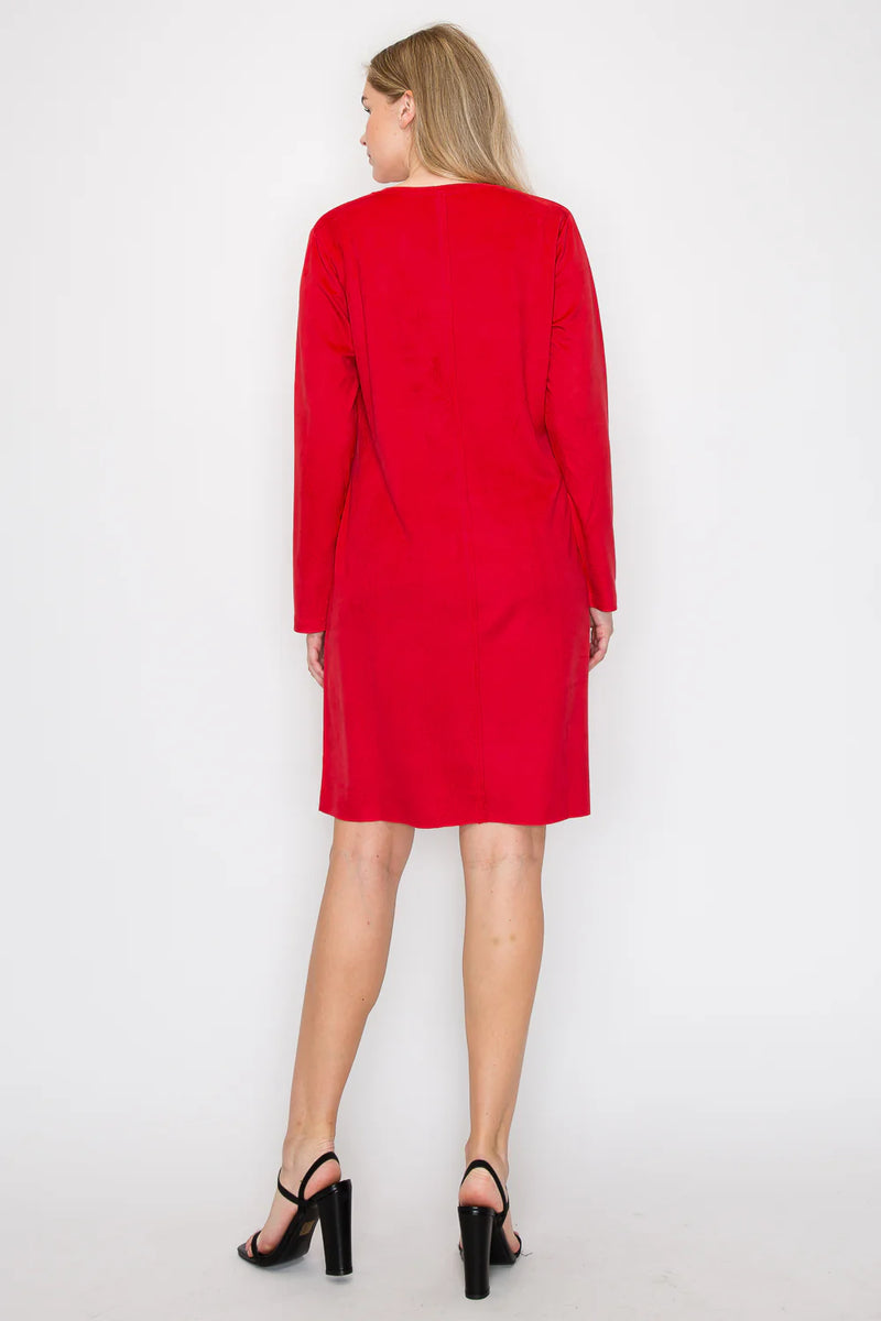 Aurora Suede Dress