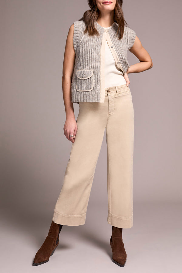 High Rise Palazzo Pant