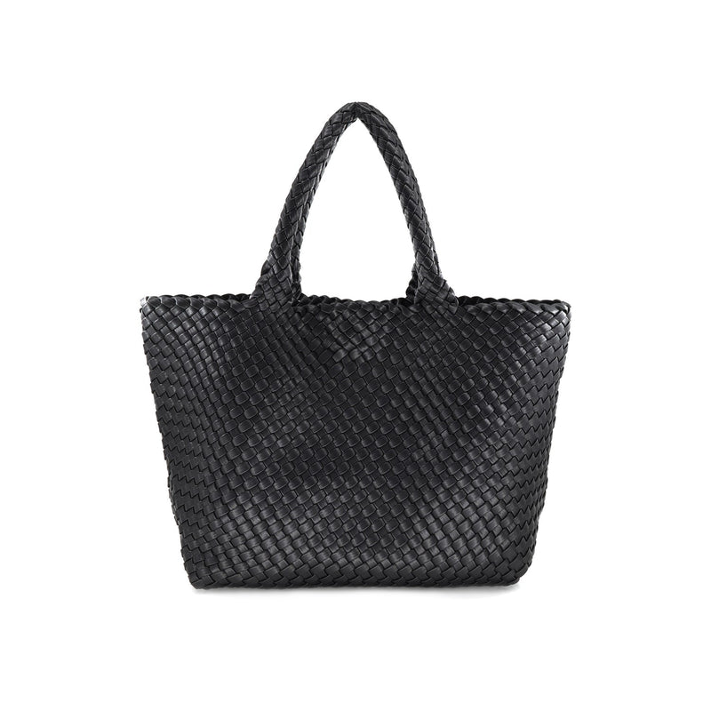 Woven Tote - 2 Colors One Size Black