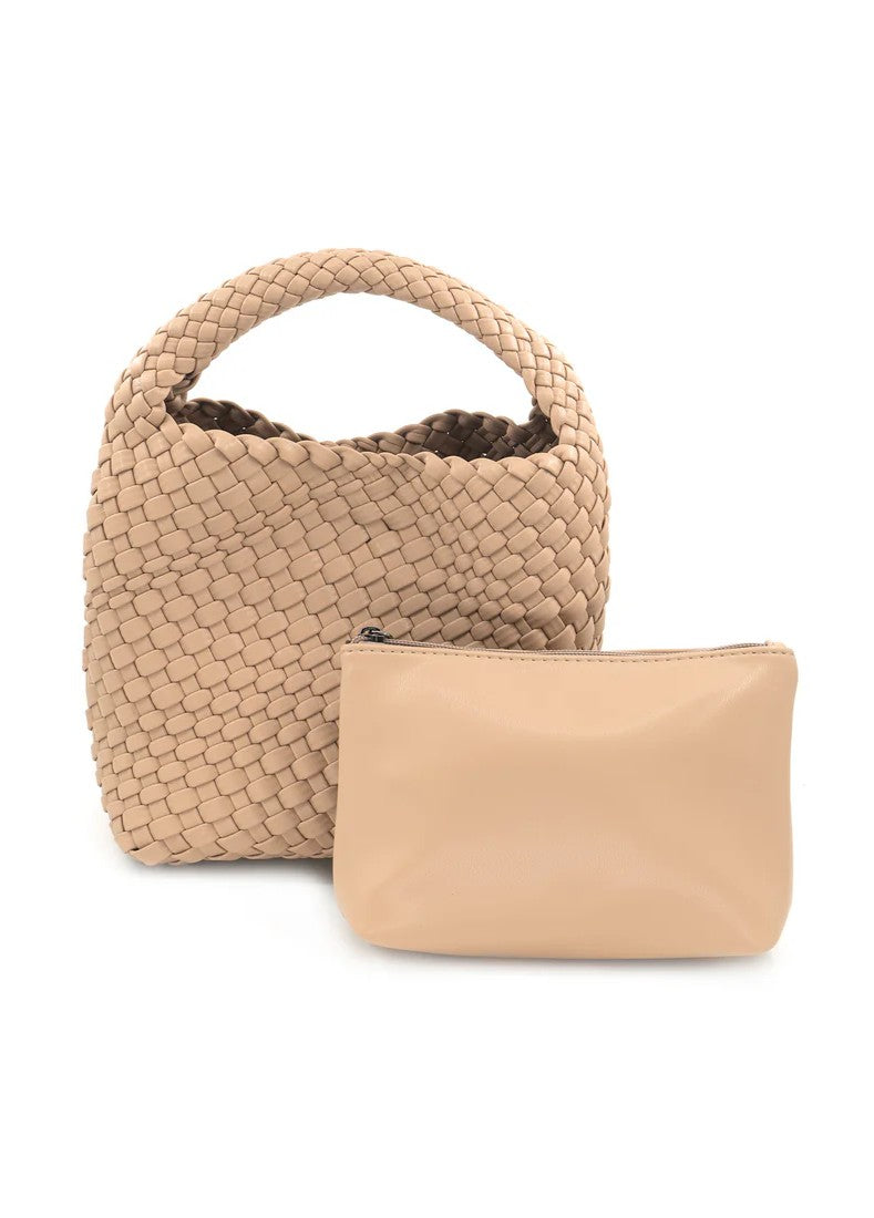 Woven Mini Hobo Bag - 2 Colors