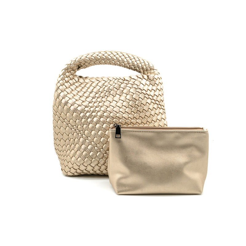 Woven Mini Hobo Bag - 2 Colors