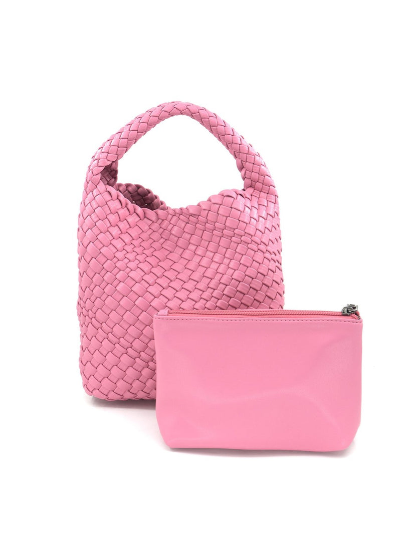 Woven Mini Hobo Bag - 2 Colors