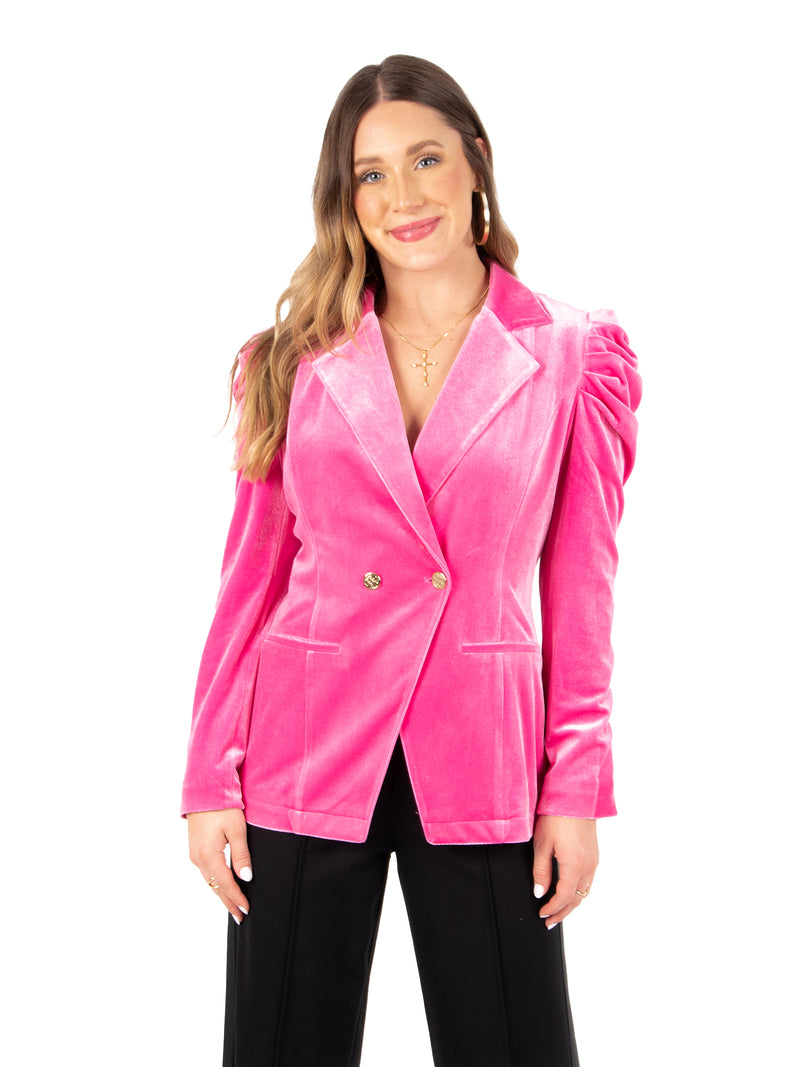 Bradshaw Blazer - Fuchsia Fedora