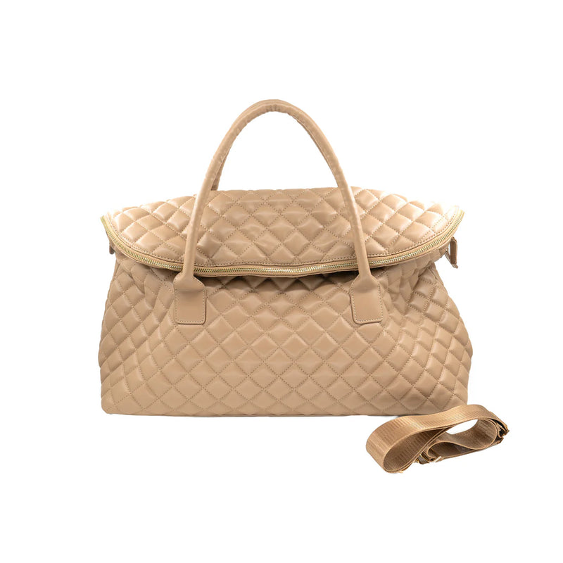 Quilted Weekender Bag - 3 Colors