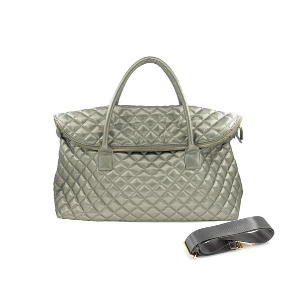 Quilted Weekender Bag