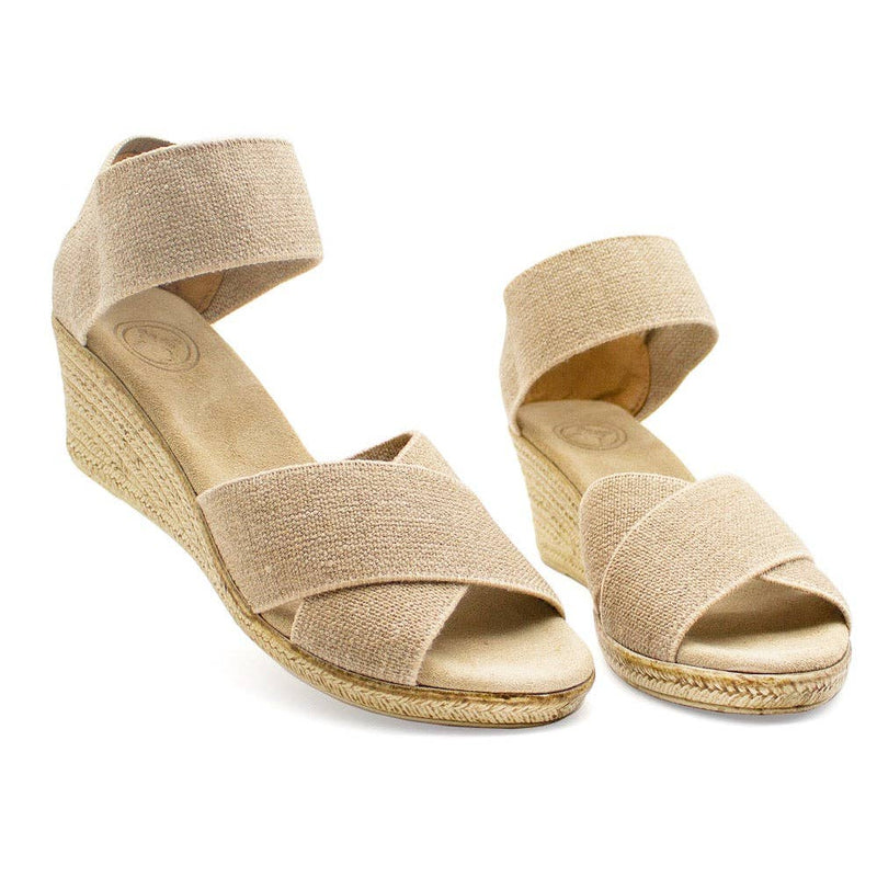 Cannon Espadrille Wedge Sandal - Linen