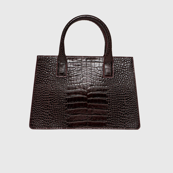 Bonjour Faux Croc Bag