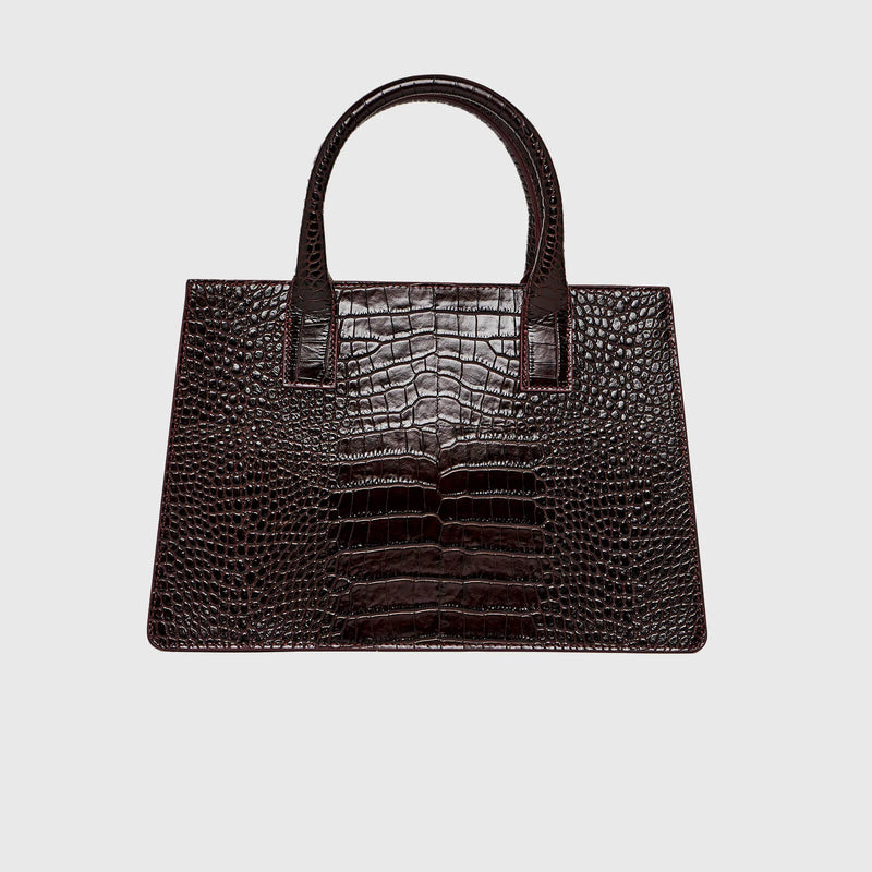 Bonjour Faux Croc Bag