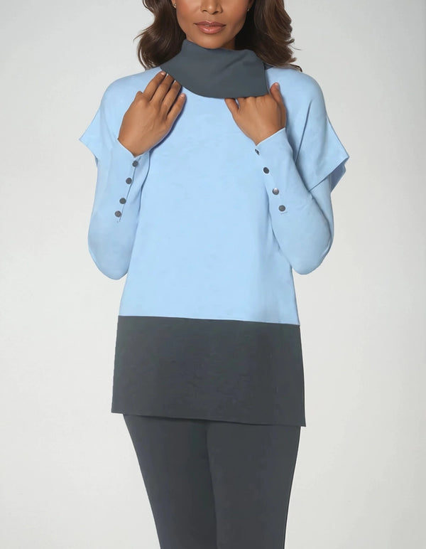Cowlneck Popover Sweater