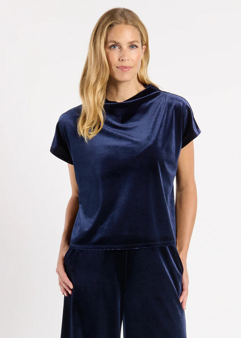 Tillie Stretch Velvet Top