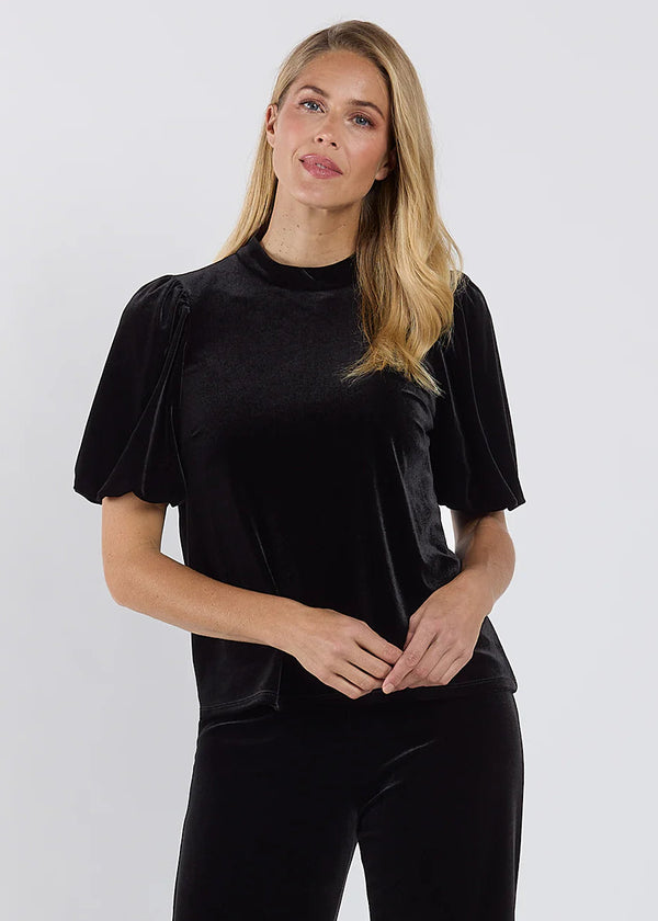 Sheila Stretch Velvet Top