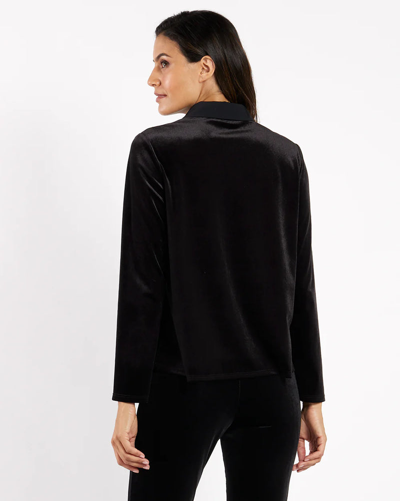 Colby Stretch Velvet Top