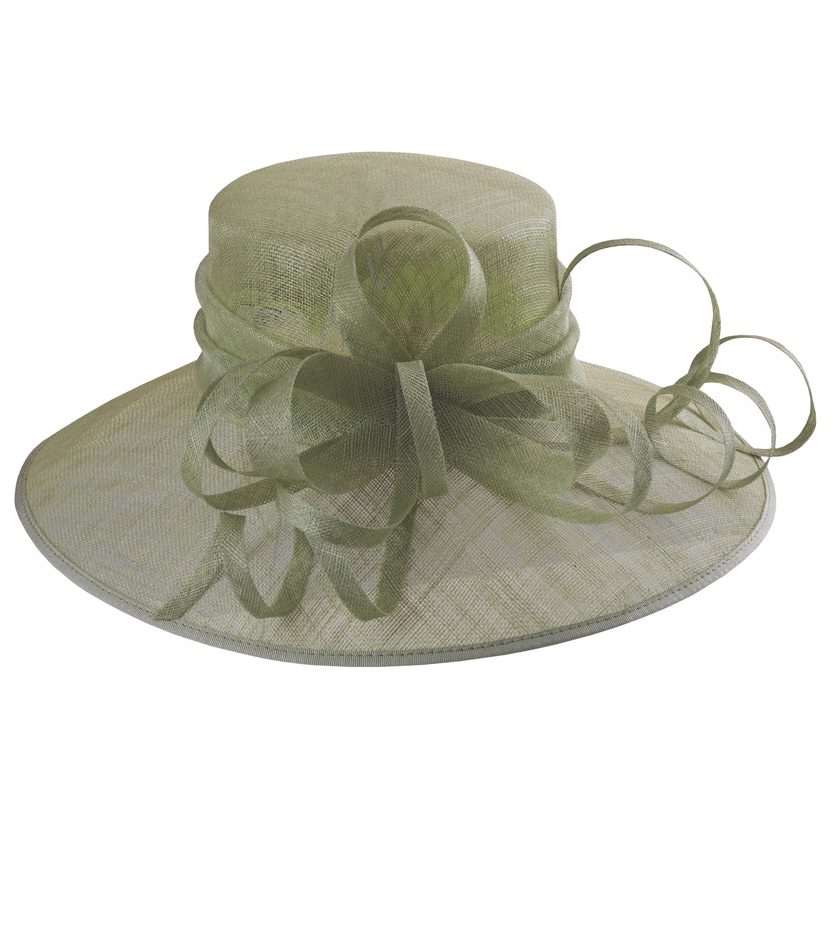 Sinamay Swirl Hatter - 2 Colors