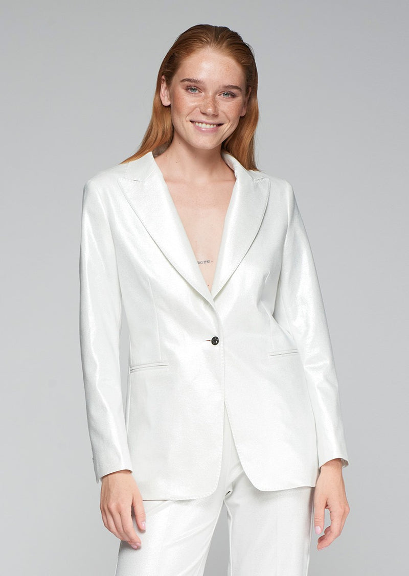 Sophia Roma Silver Blazer