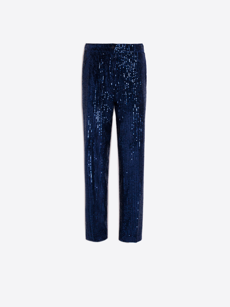 Tiffany Navy Sequin Pant