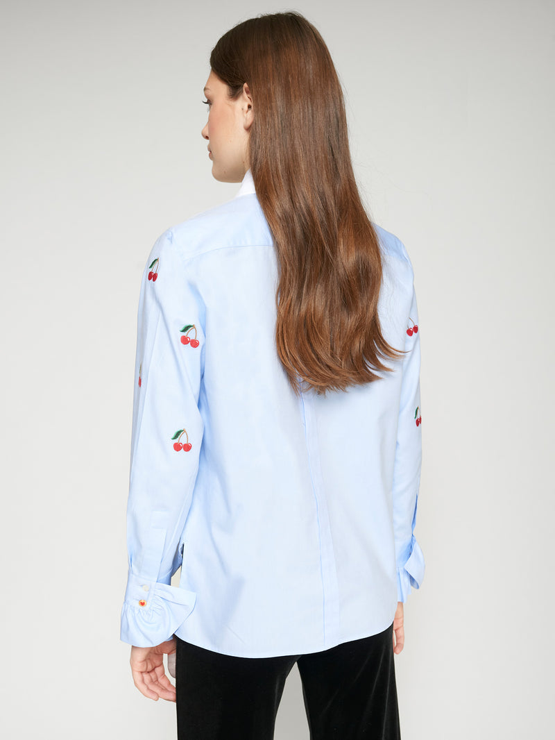 Alba Embroidered Cherry Blouse