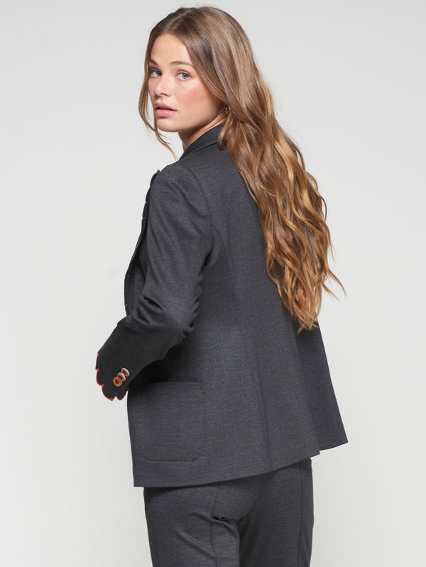 Hillary Embroidered  Blazer