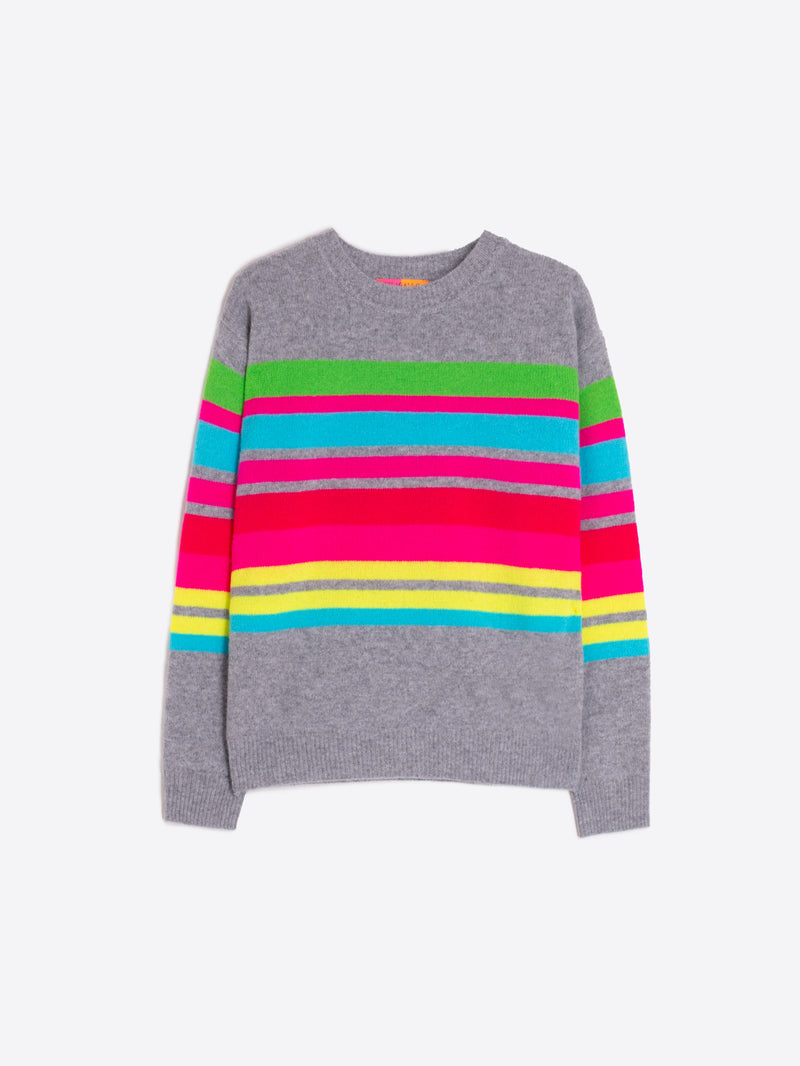 Grey Multi Sweater